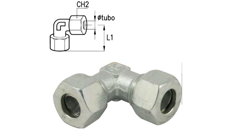 HYDRAULIC JOINT L-15 WITH NUT