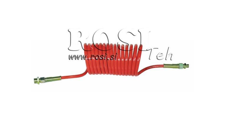 HOSE FOR AIR BRAKES 12x9 16x1,5 - 22x1,5 RED