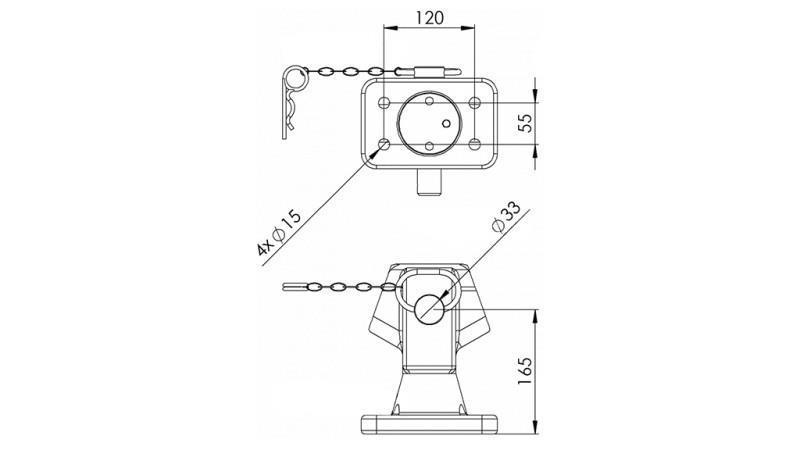 FELSZERELÉSI CSATLAKOZÓ FÉLKÖR IGM-GA276-C