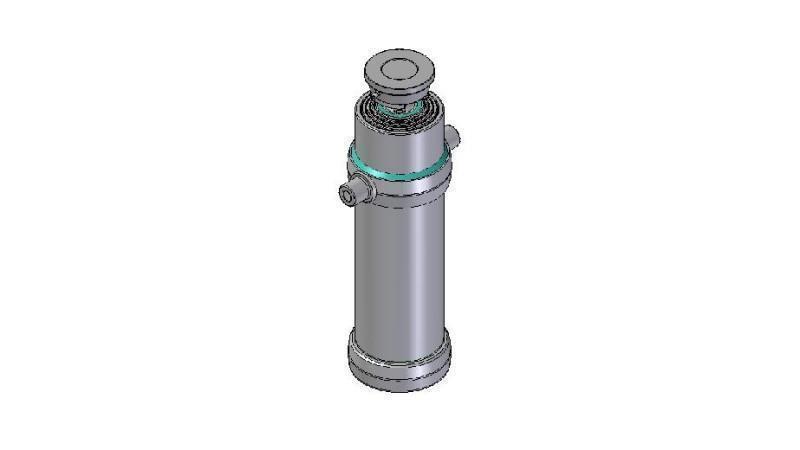 4084S -TELESCOPIC CYLINDER STANDARD/BALL 4 EXTENSIONS STROKE 2190 Dia.190