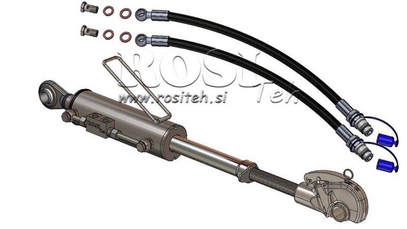 HYDRAULIC+THREADED TOP LINK WITH HOOK - 3 CAT. 80/40-250 (+95HP)(32,2)