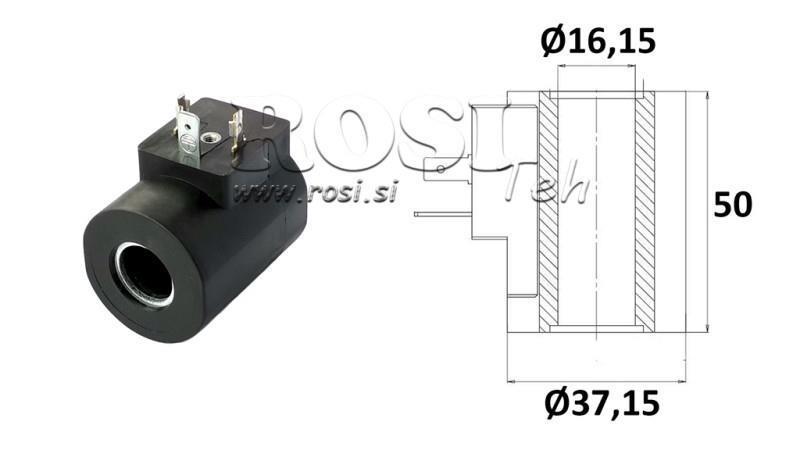 ELEKTRO MAGNETNI NAMOTAJ 230V AC- SAE10 - fi 16,1mm-50mm 26W IP65