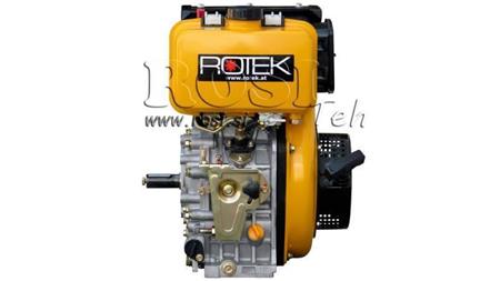 naftový (diesel) motor 306cc-4,5kW-3.600 U/min-H-KW25x63-manuálny štart