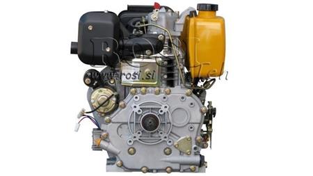 diesel engine 418cc-7,83kW-10,65HP-3.600rpm-E-KW25.4x88-electric start