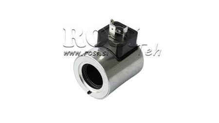 ELECTROMAGNETIC COIL 12V DC FOR VALVE CETOP - fi 22mm-53mm 29W