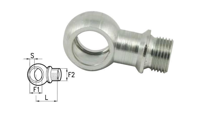 HYDRAULIC EYE FITTING 1/2 / 3/8