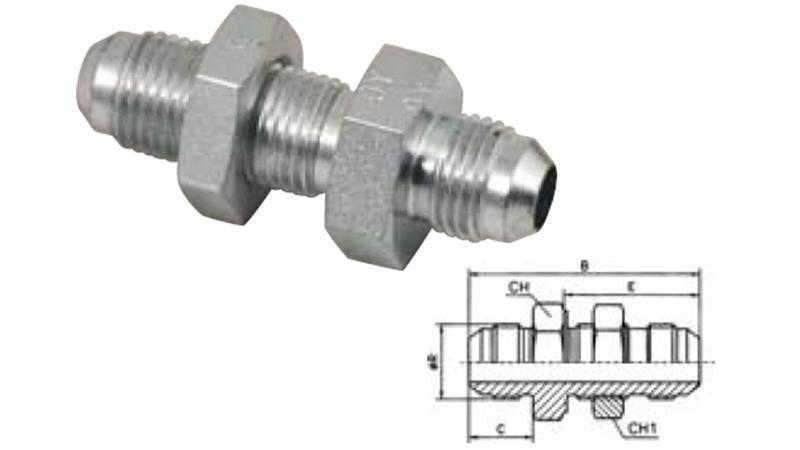 HYDRAULISCHE DOPPELSCHRAUBE AGJ JIC74° - VERLÄNGERT 9/16