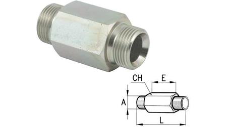 HIDRAULIKUS ADAPTER FÉRFI-FÉRFI 3/4