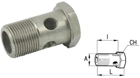 HIDRAULIKUS ÜRES CSAVAR  M12x1,5