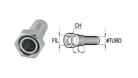 HIDRAULIKUS IDOM DKOL 10 L NŐI DN8-M16x1,5