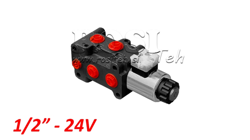 VANNE 6 VOIES 1/2 (6/2) 24V - 90LIT