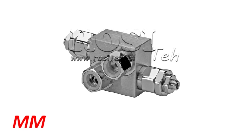 HYDRAULISCHES DRUCKBEGRENZUNGSVENTIL 20-130 BAR FÜR ÖLMOTOR MM