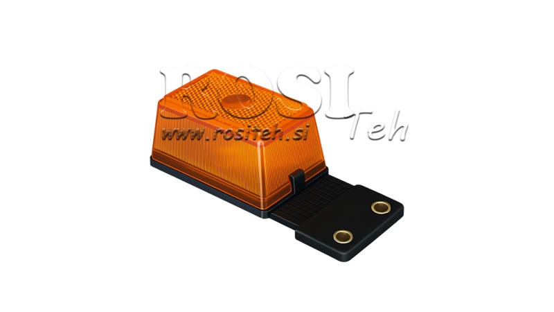 SIDE LIGHT FOR TRAILERS SQUARE ORANGE