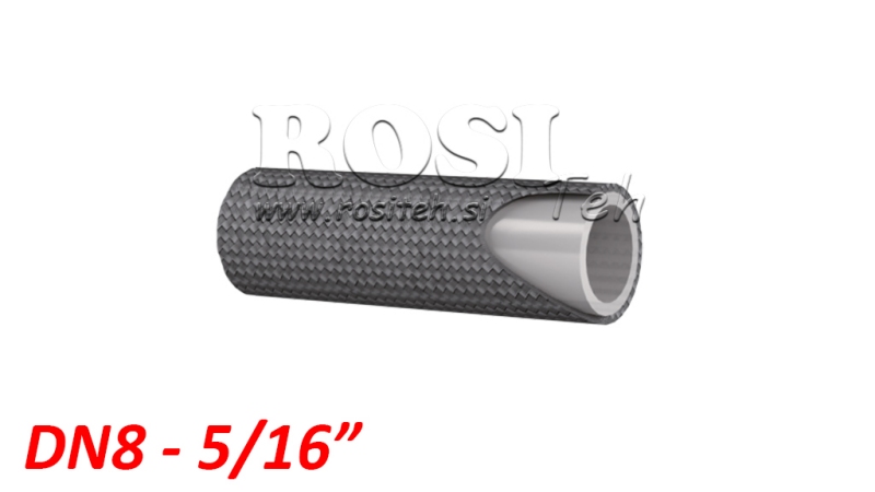 TUBO PTFE RESISTENTE ALLE TEMPERATURE SMOOTH SAE100 R14 DN8 (5/16