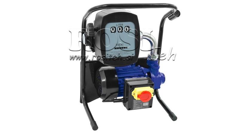 DIESELKRAFTSTOFFPUMPE 600W 40 l/min MIT ZÄHLER UND ABGABEPISTOLE