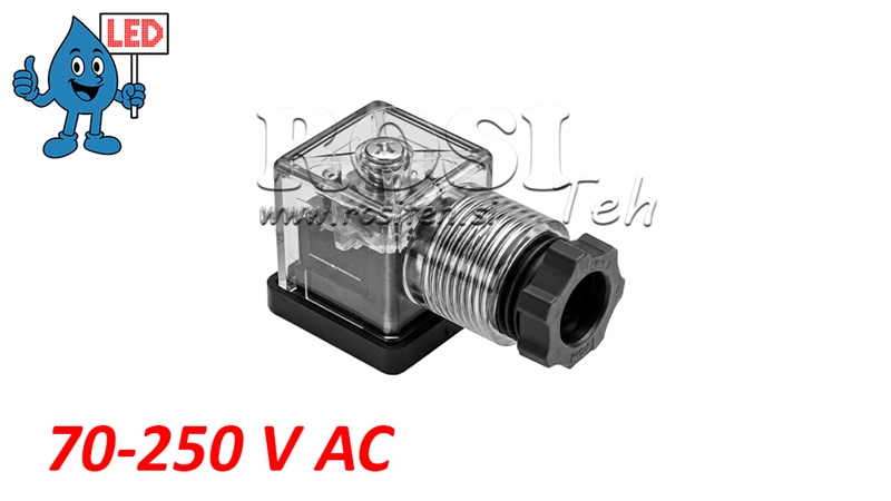 ELEKTRICKÝ KONEKTOR LED 70-250 V AC