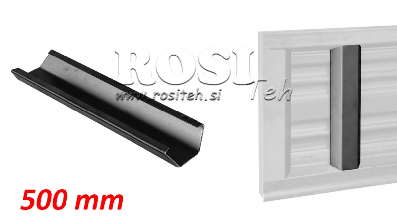 SIDE RAIL FOR TRAILER SIDE PANELS - 500 MM