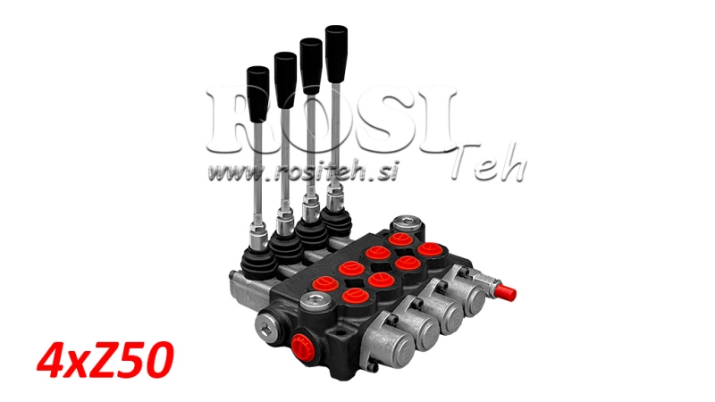 HYDRAULICKÝ VENTIL 4xZ50