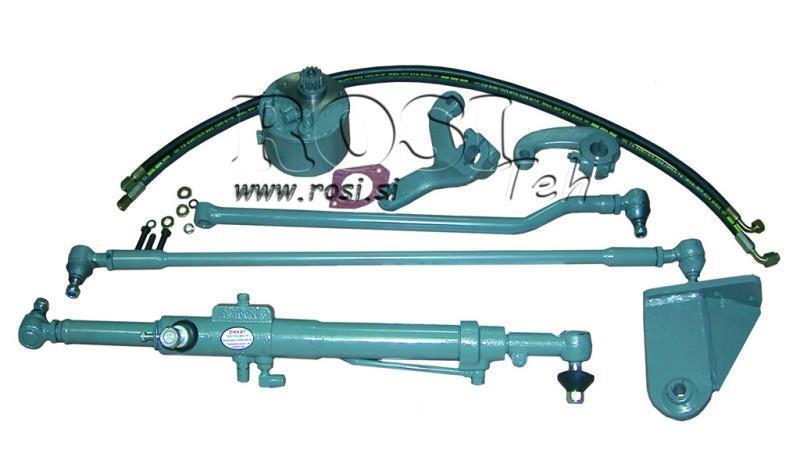 SET DI STERZO IDRAULICO AUSILIARIO MASSEY FERGUSON 135 - Asse Modificato