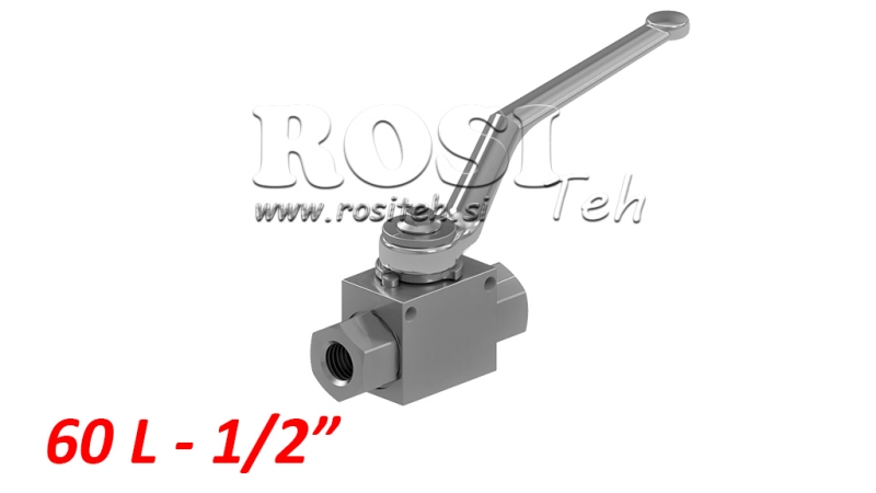 VÁLVULA DE DESCONEXÃO HIDRÁULICA RS2 1/2 - 500BAR - 60 LIT