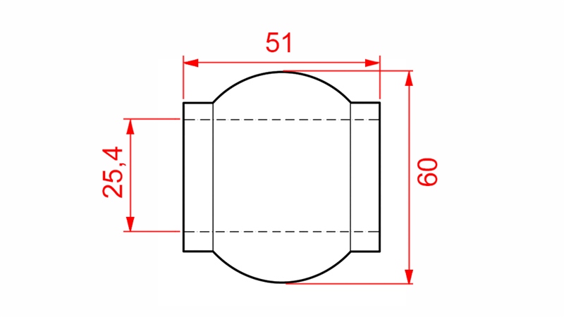 OBERLENKERKUGEL 60/25,4