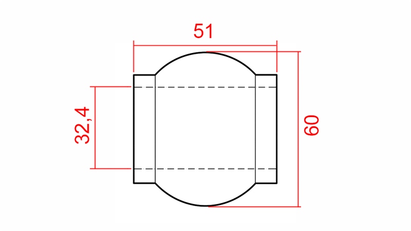 OBERLENKERKUGEL 60/32,4