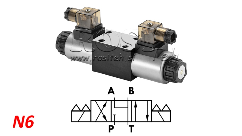 HYDRAULINEN MAGNEETTIVENTTIILI KV-4/3 CETOP 3 N6