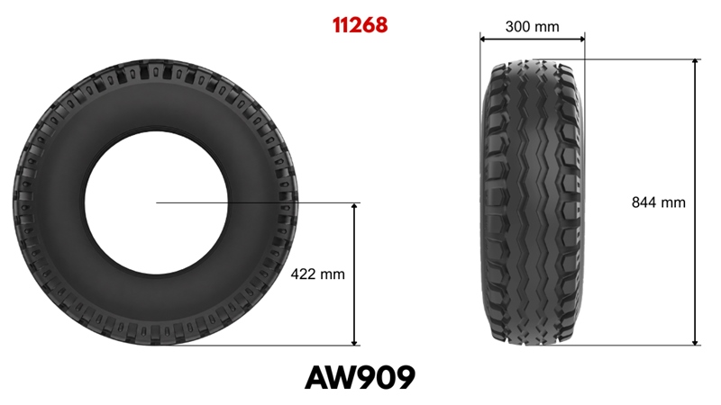 11,5/80-15,3 ANHÄNGERREIFE AW909 14pl