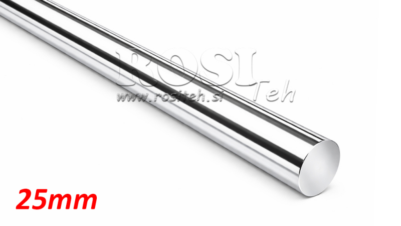 VERCHROMTE KOLBENSTANGE FÜR HYDRAULIKZYLINDER C45 - 25mm (1000mm)