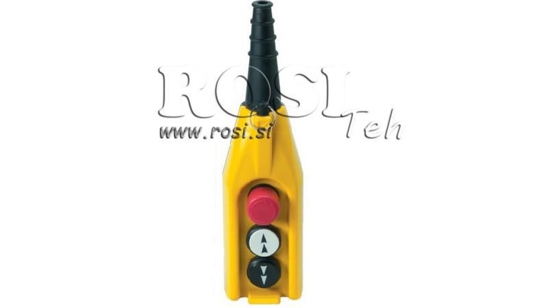 ZESTAW PRZEŁĄCZNIKÓW ZDALNYCH 2 PRZYCISKI W OBUDOWIE BEZ KABLA