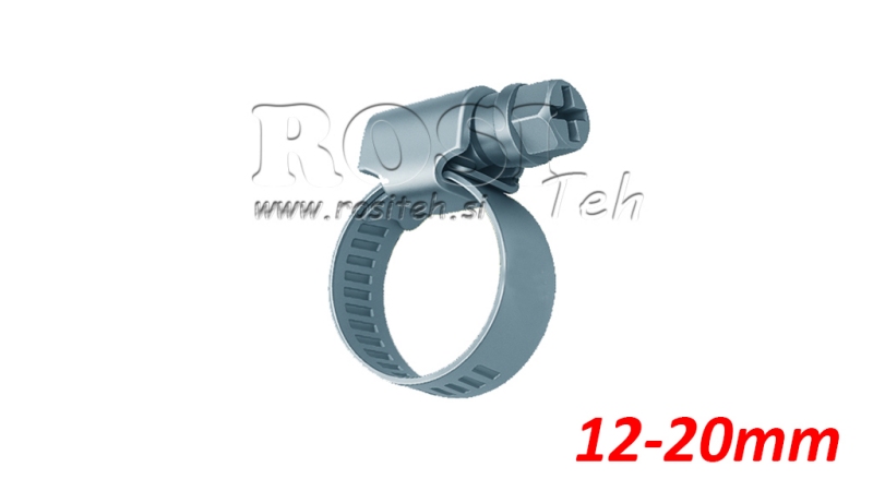 9MM- SCREW HOSE CLAMP 12-20MM
