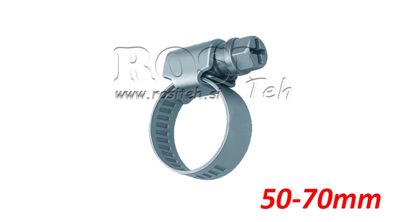 9MM- SCREW HOSE CLAMP 50-70MM