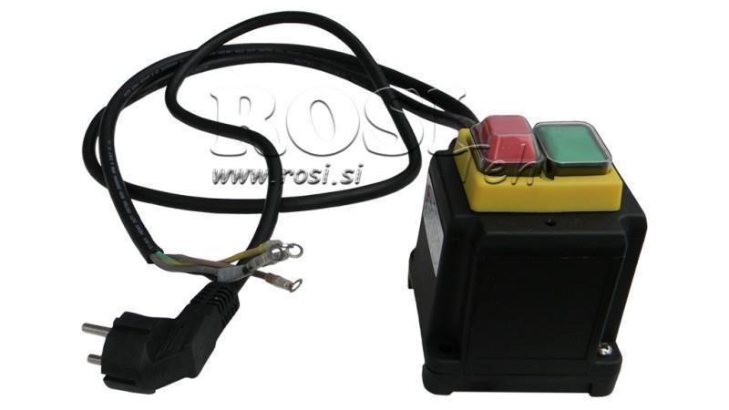 STECKER MIT KABEL EIN/AUS 1 PHASE (3POLIG) 230V