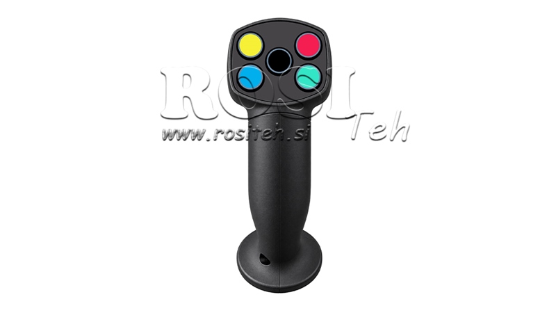 FERNSTEUERUNG HEBEL ROSI- JOYSTICK - 5 TASTEN + ZUSATZTASTE
