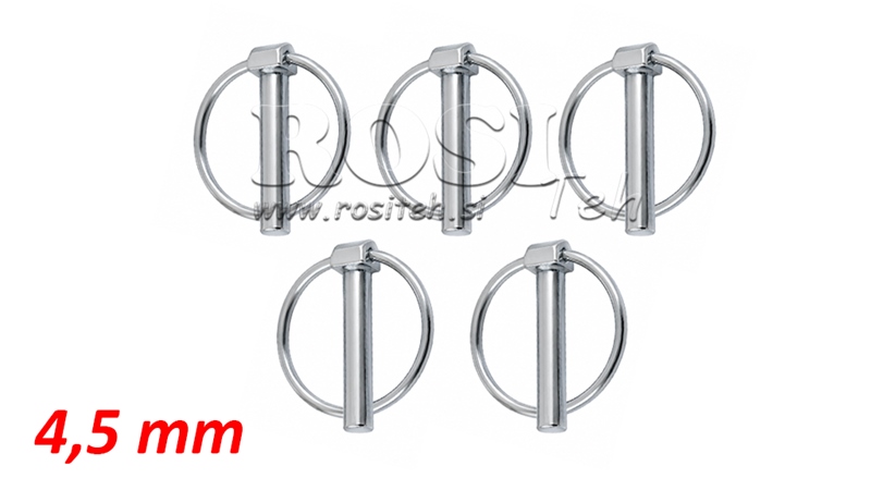 CONFEZIONE DA 5 SPINE A SCATTO ECO fi 4,5 mm
