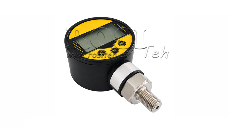 DIGITALER MANOMETER DN63 VERTICAL 0-600 BAR - 1/4