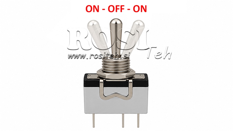 ELEKTRICKÝ VYPÍNAČ ON-OFF-ON 10A