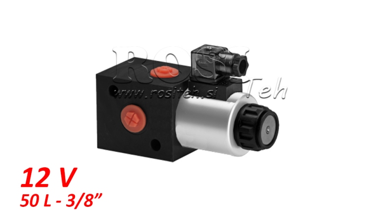 3-WEG KLEP 3/8 12V - 50LIT