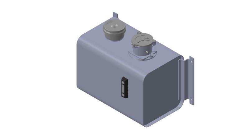 METALLTANKDECKEL 40 Lit 320x290x475mm