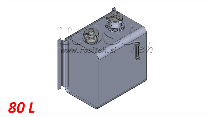 METALLTANK TOP 80 Lit 360x500x500mm