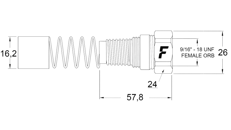 WEIBLICHE SCHNELLKUPPLUNG FÜR MULTI-FASTER 1/4 FESTER TEIL