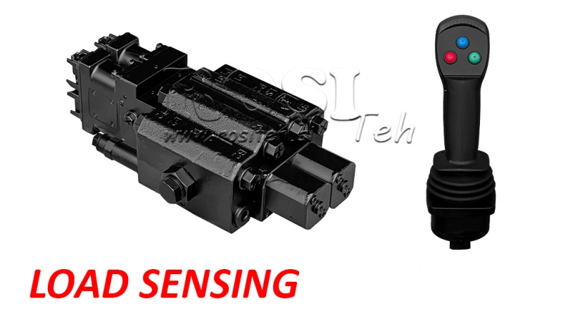 PROPORCIONÁLNÍ ŘÍDICÍ VENTIL PRO PŘEDNÍ NAKLADAČ TRAKTORU - LOAD SENSING LVM92 EHP