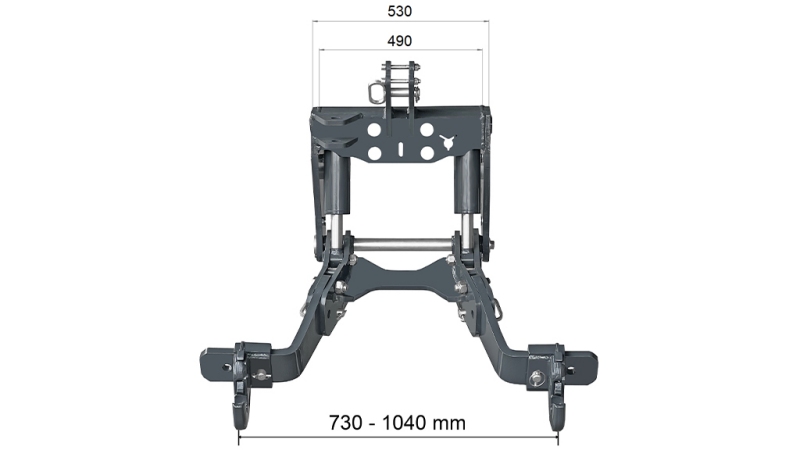 UNIVERSALE FRONTHYDRAULIK FLEX KAT 2 FÜR TRAKTOR 1500kg