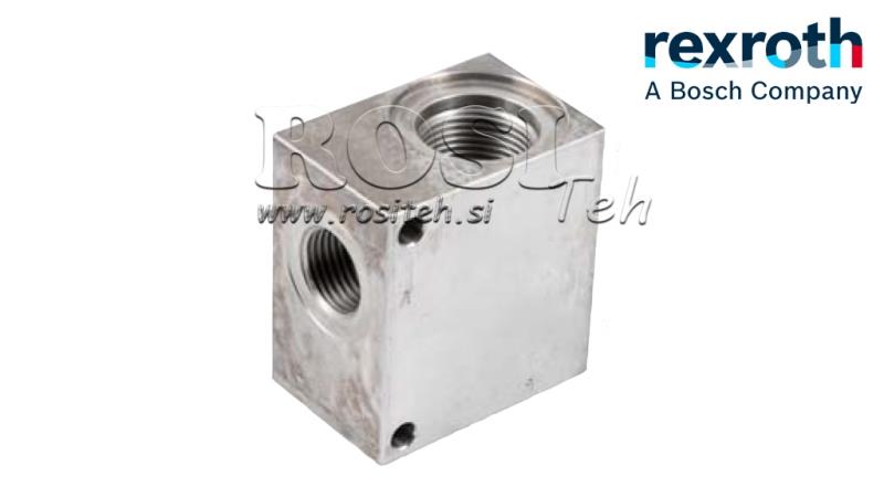 CARCAÇA PARA VÁLVULA HIDRÁULICA DE 2 VIAS REXROTH 1/2 70-LIT