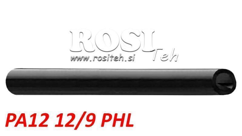 PA 12/9 PA12PHL SCHWARZE LUFTLEITUNG POLYAMID DIN74324