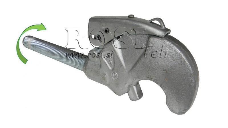 gancio a vite automatico categoria 2/3 per dispositivo di traino M30x3