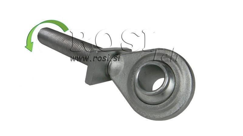 gancho roscado para dispositivo de tração padrão categoria 2 m30x3 rosca esquerda