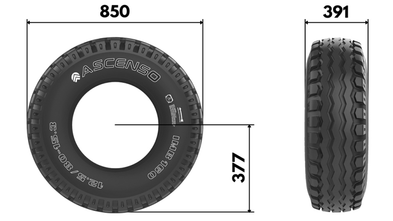 15.0/55-17 TIRE AW909 14PL