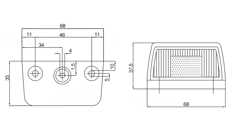 KENNZEICHENLEUCHTE 12/24V – LED