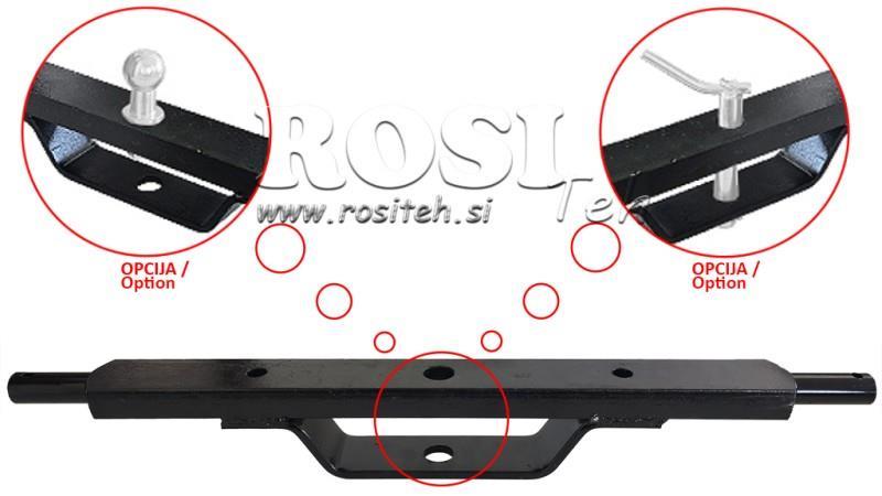 HIDRAULIČNA KRIŽNA ŠIPKA TRAKTORA KATEGORIJA 2 S MONTAŽNOM PLATNOM (L-750mm)